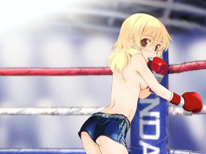 The second eroticism image of girls enjoying boxing, boxing [pretty (hard)] 39