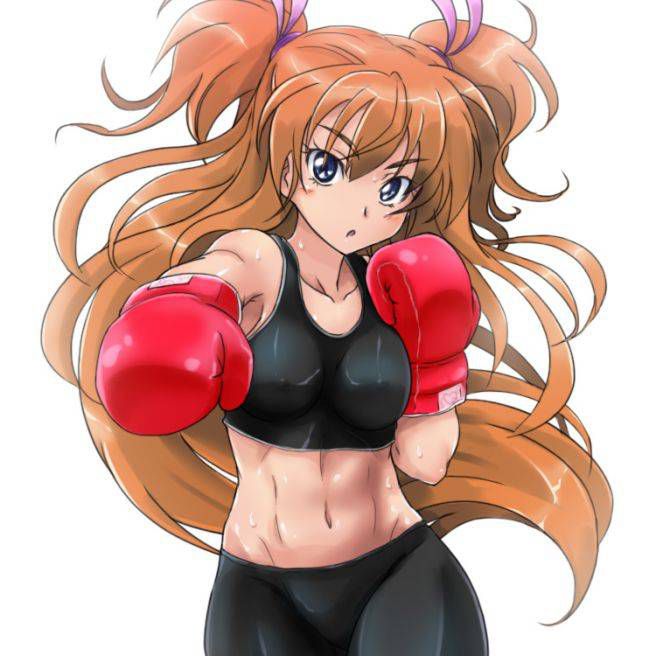 The second eroticism image of girls enjoying boxing, boxing [pretty (hard)] 9