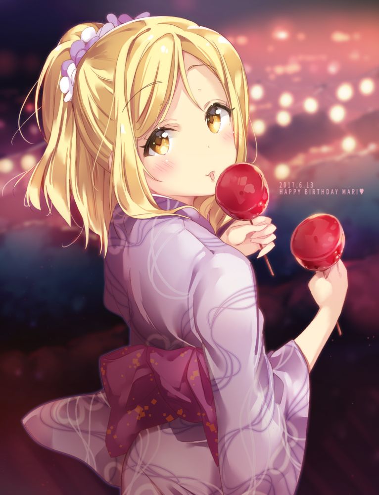 [the second, ZIP] 100 pieces of pretty image summaries [a love live!sunshine!] of Ohara ball Mari of the alien from breast 1