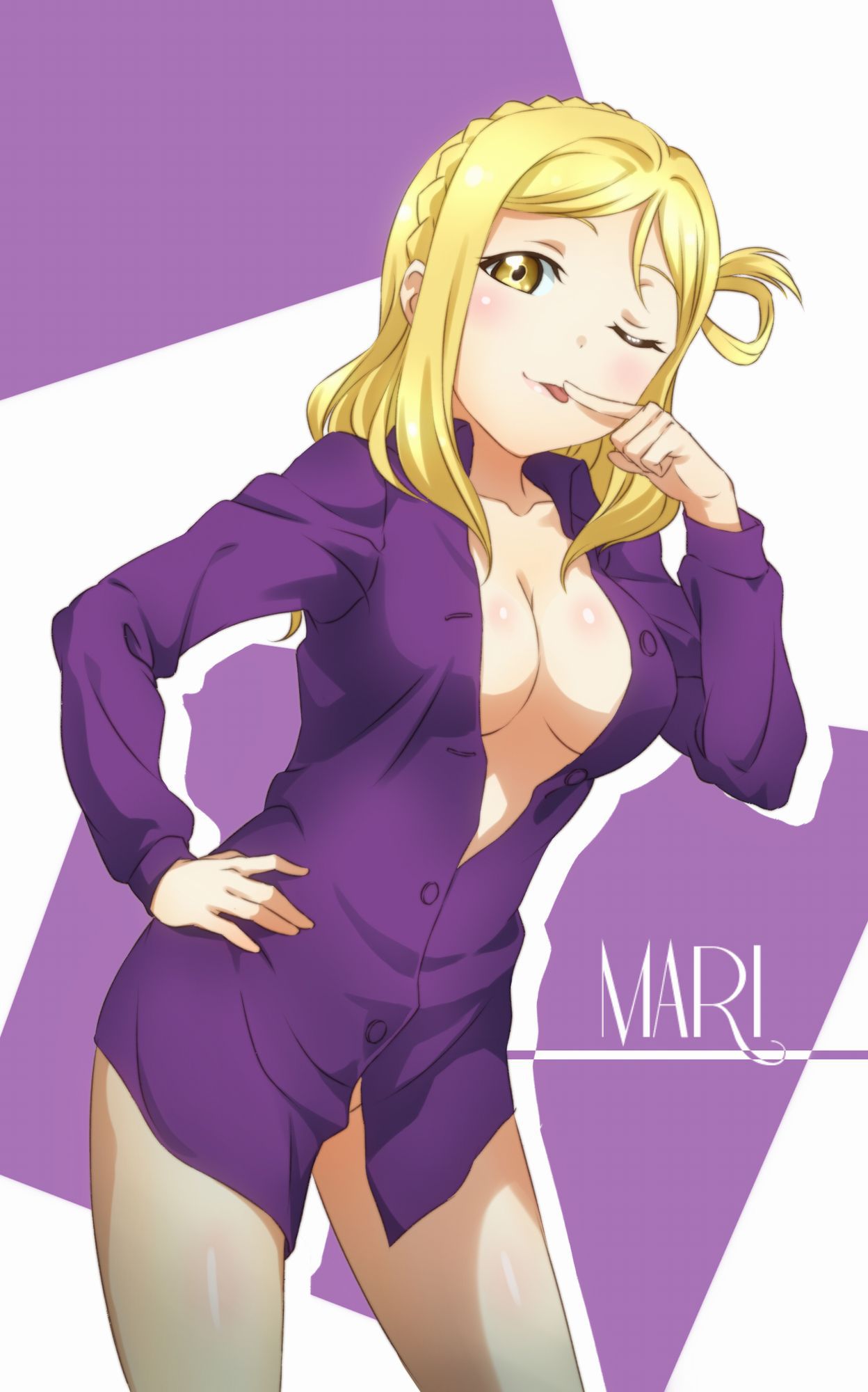 [the second, ZIP] 100 pieces of pretty image summaries [a love live!sunshine!] of Ohara ball Mari of the alien from breast 64