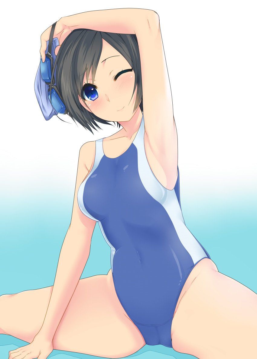 [the second] Beautiful girl second eroticism image 11 [swimsuit] dressed in the swimming race swimsuit that a line of the body is emphasized more 16