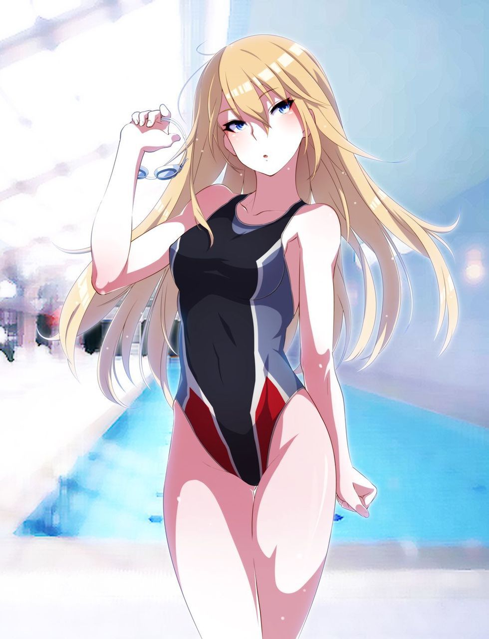 [the second] Beautiful girl second eroticism image 11 [swimsuit] dressed in the swimming race swimsuit that a line of the body is emphasized more 31