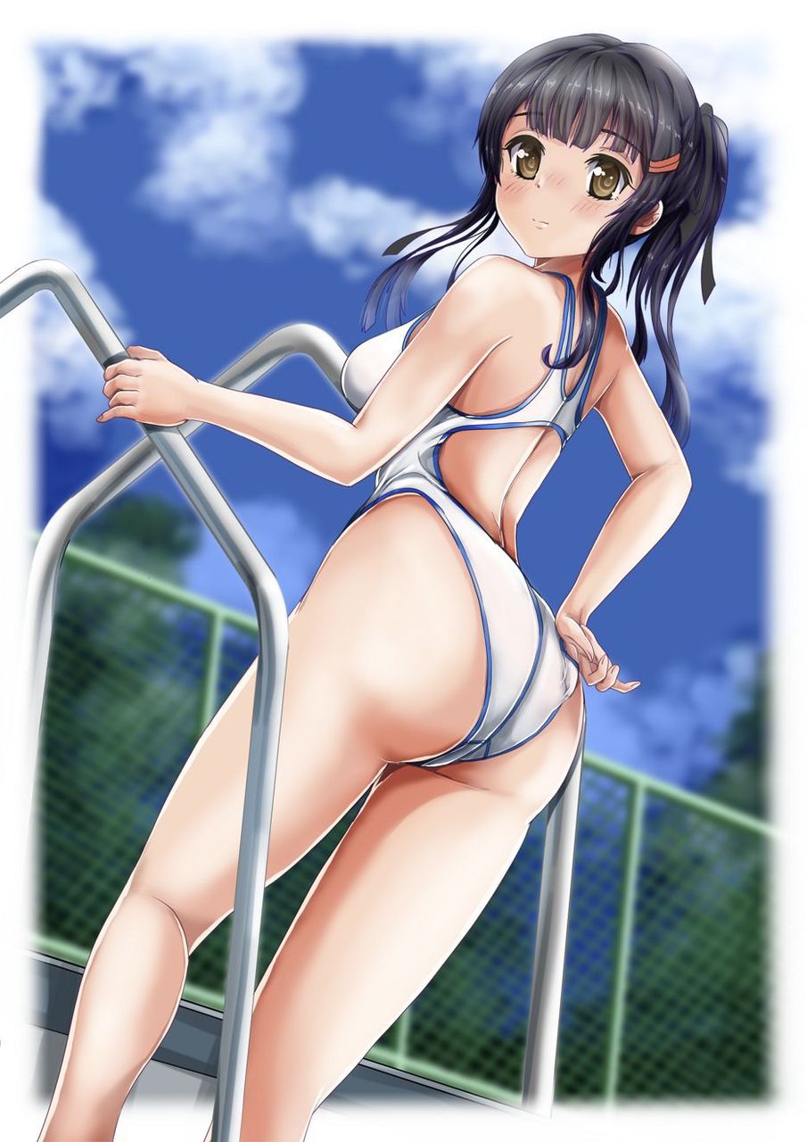 [the second] Beautiful girl second eroticism image 11 [swimsuit] dressed in the swimming race swimsuit that a line of the body is emphasized more 33