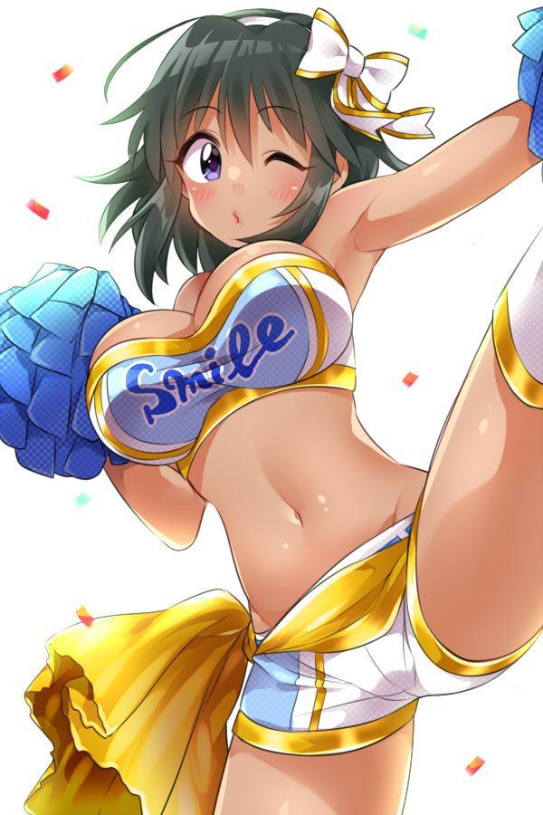 The eroticism image summary which the cheer leader comes out of! 6