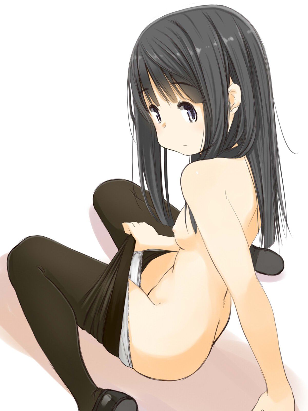 It is underwear second image スレ [about to wear it] during the putting on and taking off 11 [about to take it off] 22