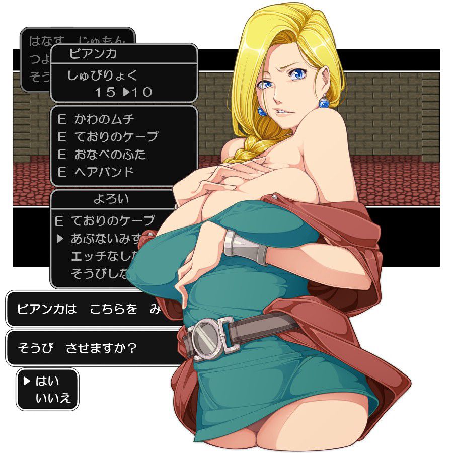 Please give me the eroticism image of the Dragon Quest woman character! 4