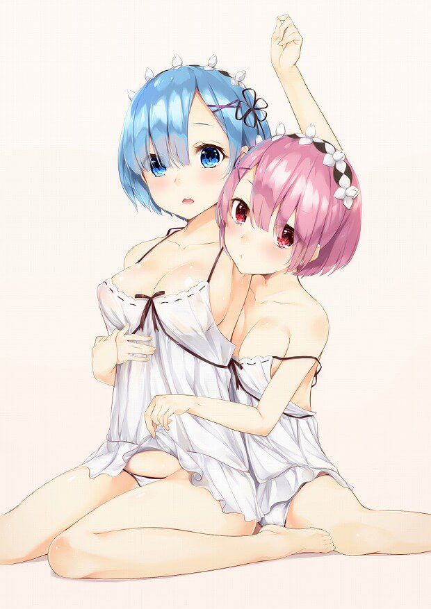"Re is zero" twins maid, eroticism image 2 of the lamb rem 1