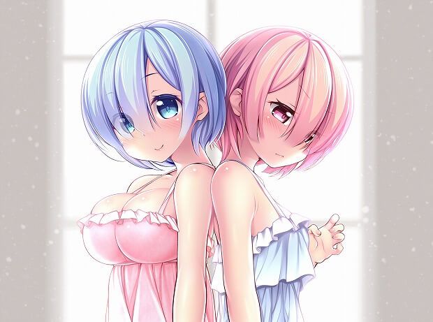 "Re is zero" twins maid, eroticism image 2 of the lamb rem 11