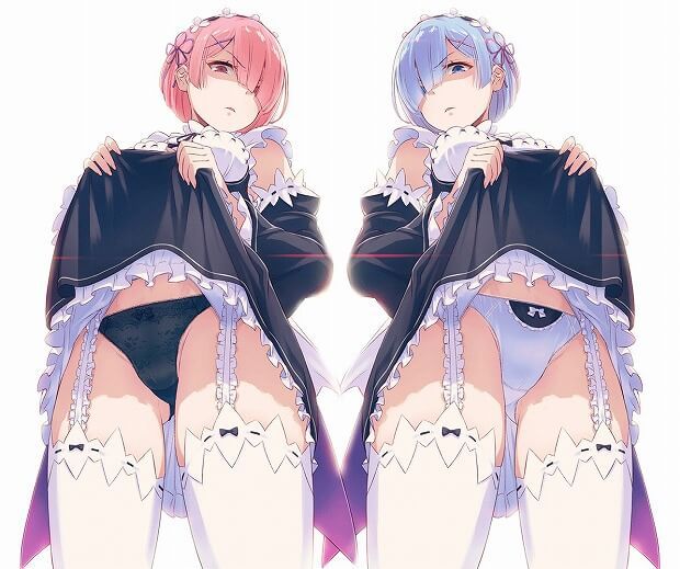 "Re is zero" twins maid, eroticism image 2 of the lamb rem 12