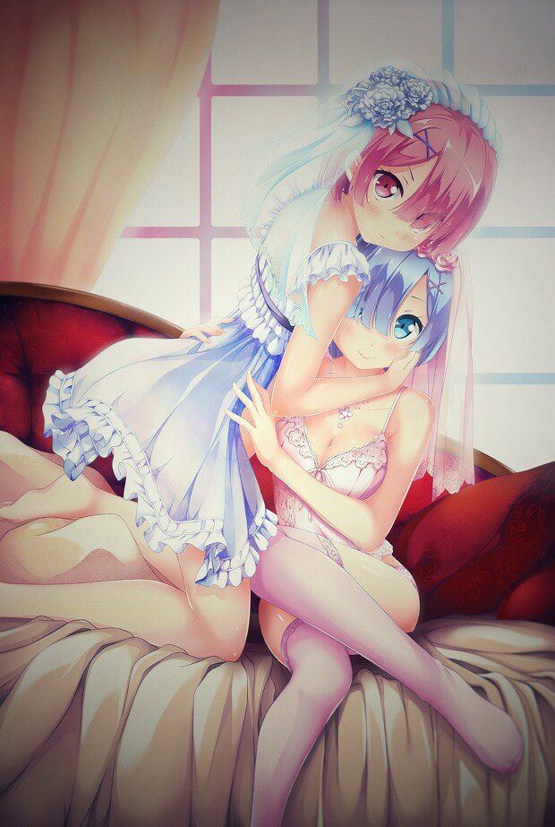 "Re is zero" twins maid, eroticism image 2 of the lamb rem 17