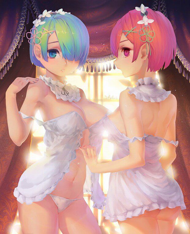 "Re is zero" twins maid, eroticism image 2 of the lamb rem 20