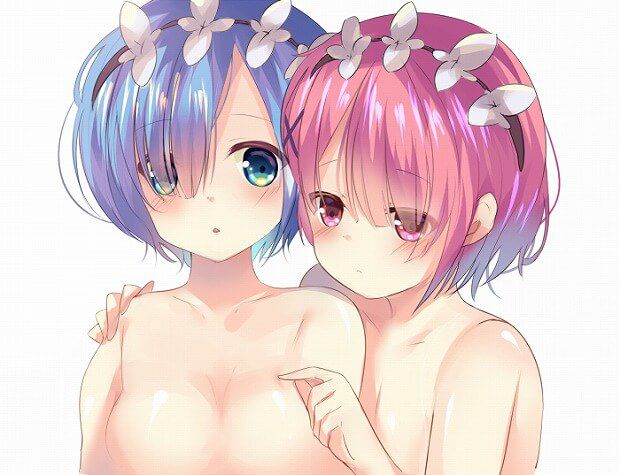 "Re is zero" twins maid, eroticism image 2 of the lamb rem 7