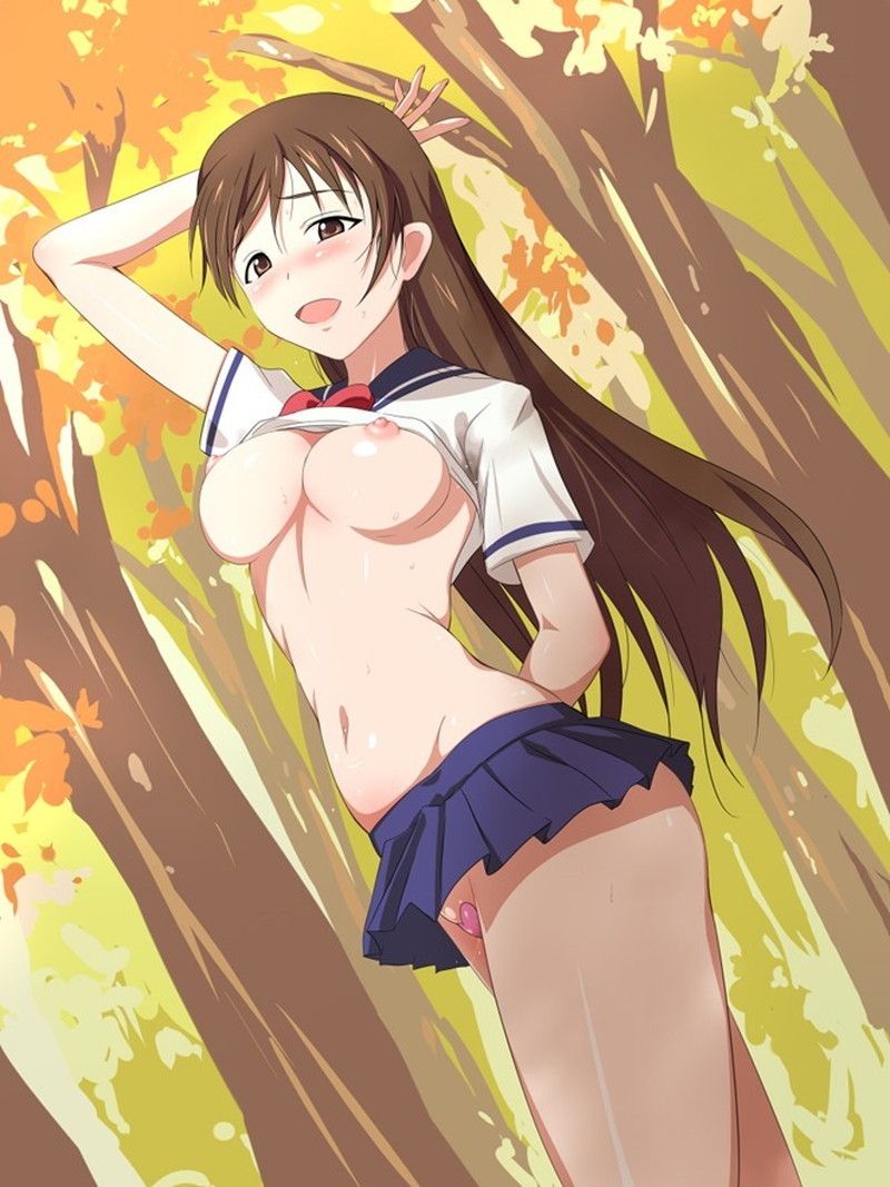 【Erotic Anime Summary】 Beautiful women and beautiful girls who are exposed in the open air and get excited [40 photos] 17