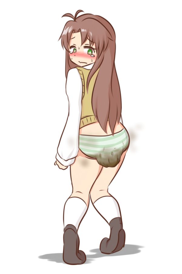 【Viewing Note】 Secondary large pee loli secondary erotic image of secondary loli girl swelling with poop in pants 27