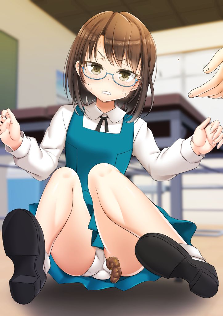 【Viewing Note】 Secondary large pee loli secondary erotic image of secondary loli girl swelling with poop in pants 42