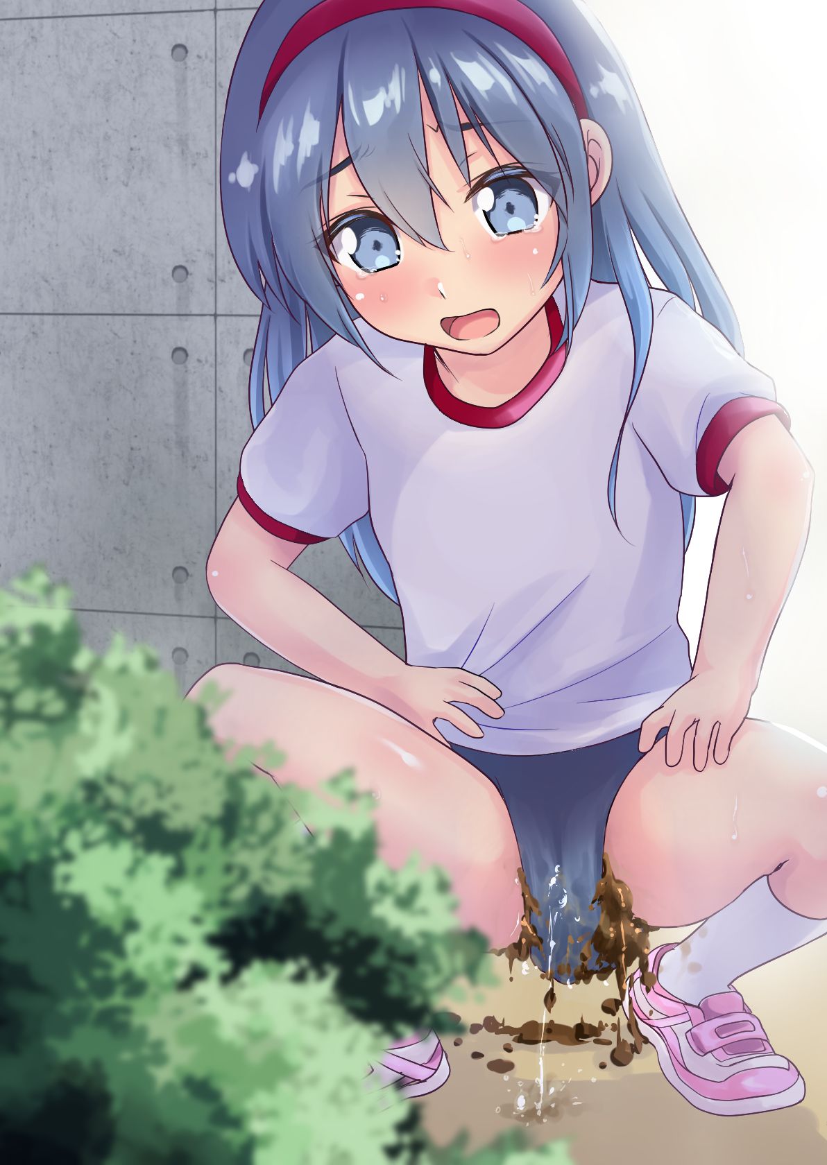 【Viewing Note】 Secondary large pee loli secondary erotic image of secondary loli girl swelling with poop in pants 63