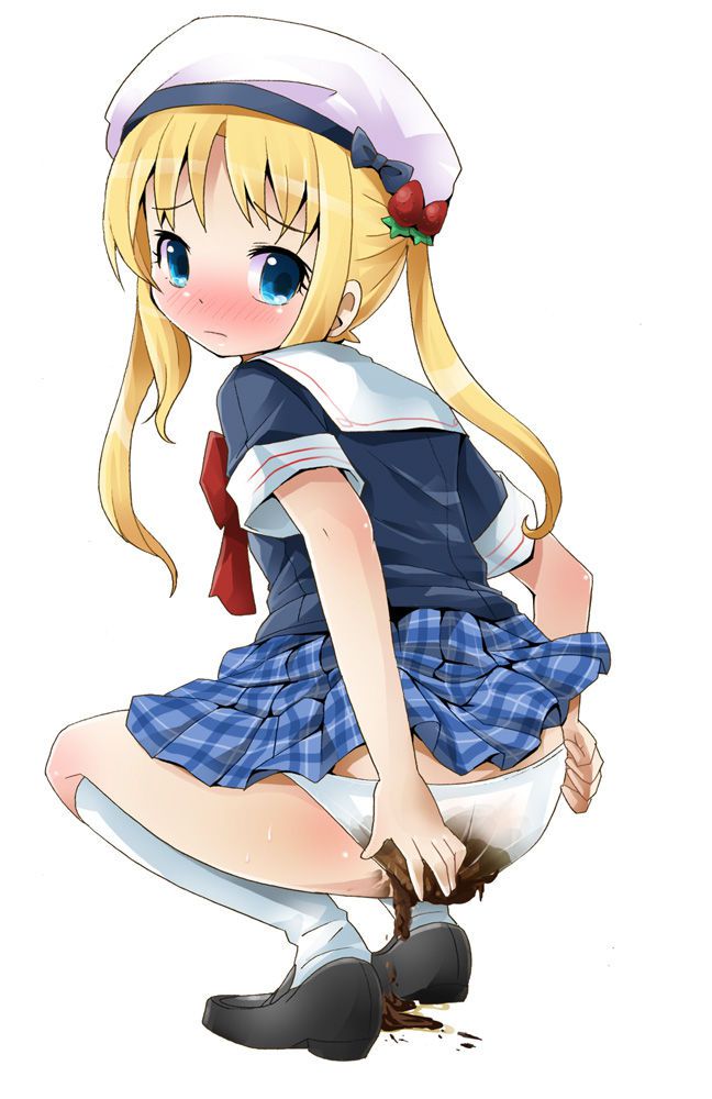 【Viewing Note】 Secondary large pee loli secondary erotic image of secondary loli girl swelling with poop in pants 9