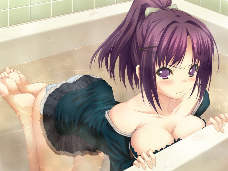 The defenseless girl who takes a bath 15