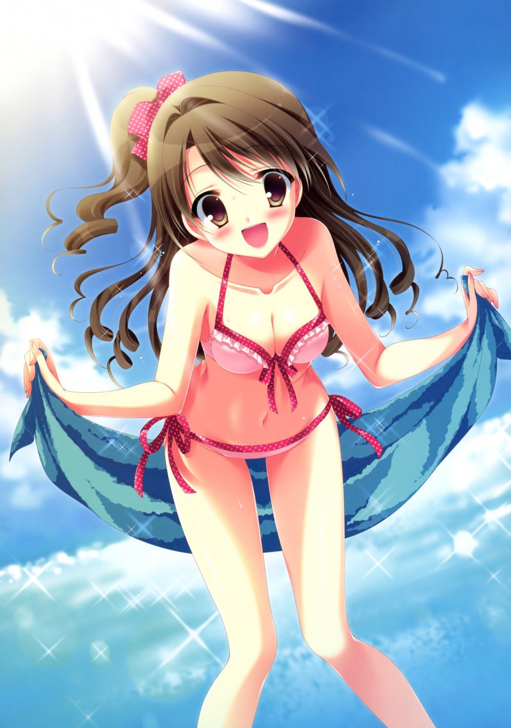 Assorted two-dimensional swimsuit beautiful girl images. Is summer long in coming? 10