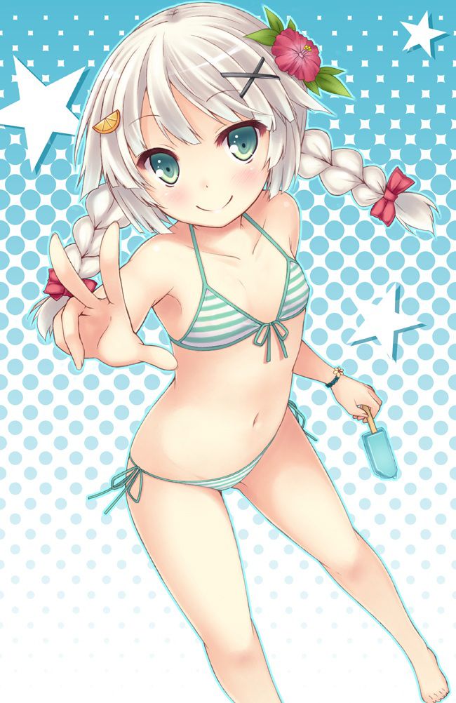 Assorted two-dimensional swimsuit beautiful girl images. Is summer long in coming? 17