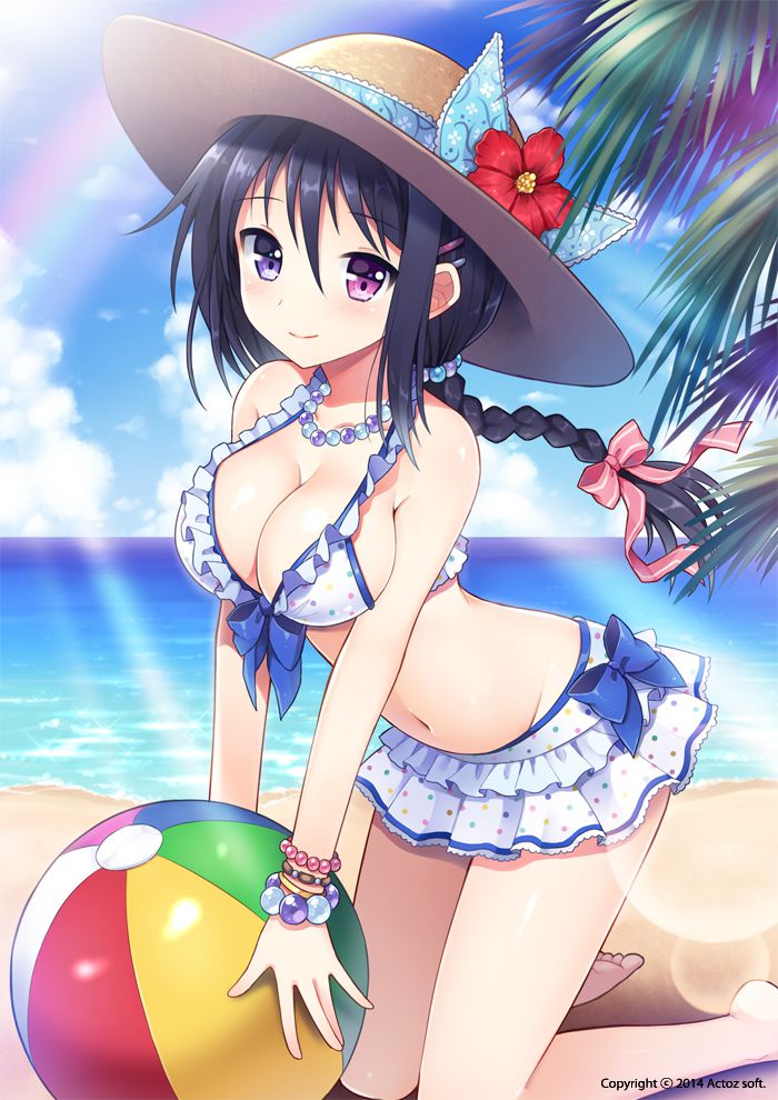 Assorted two-dimensional swimsuit beautiful girl images. Is summer long in coming? 20