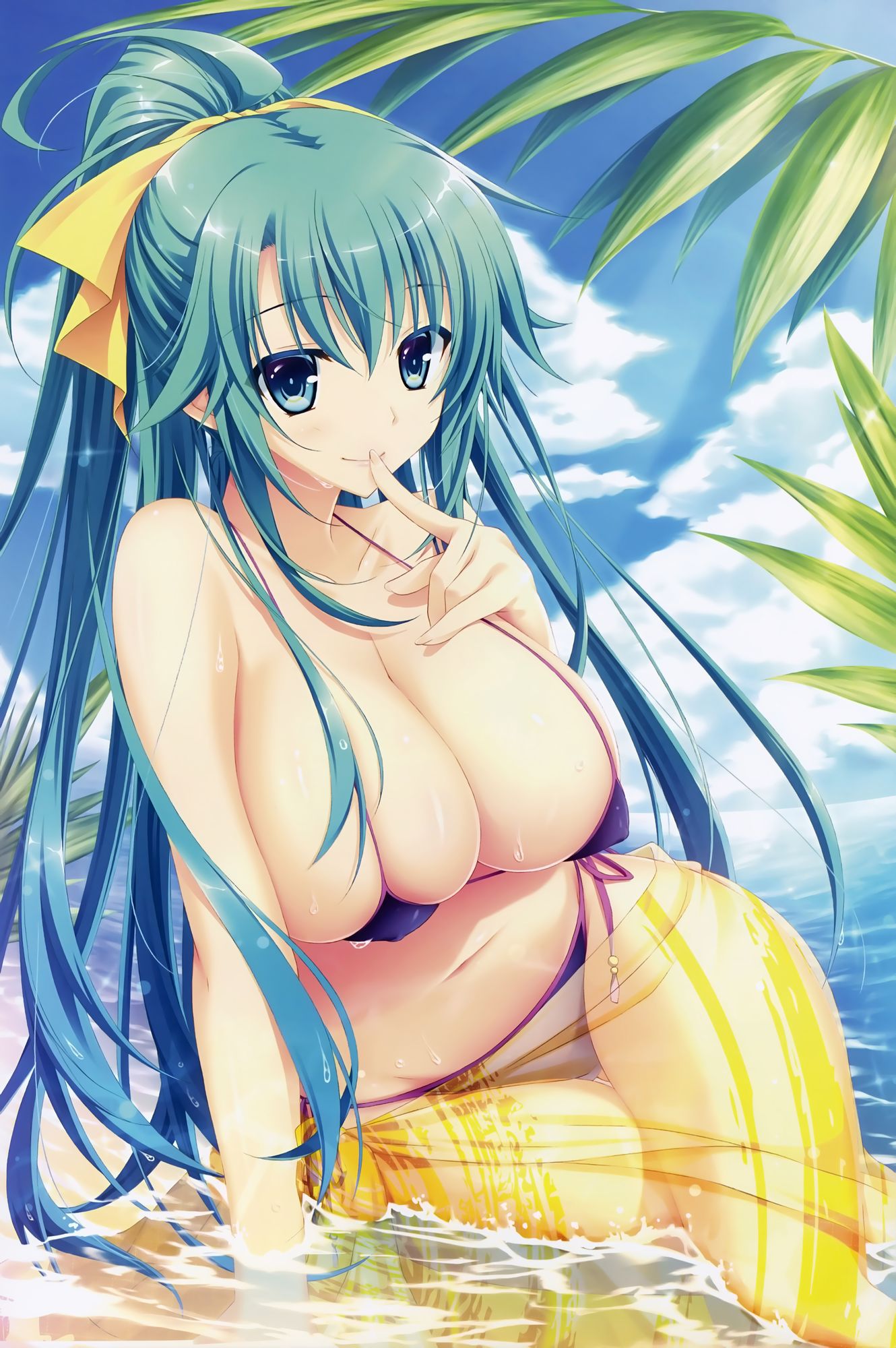 Assorted two-dimensional swimsuit beautiful girl images. Is summer long in coming? 22