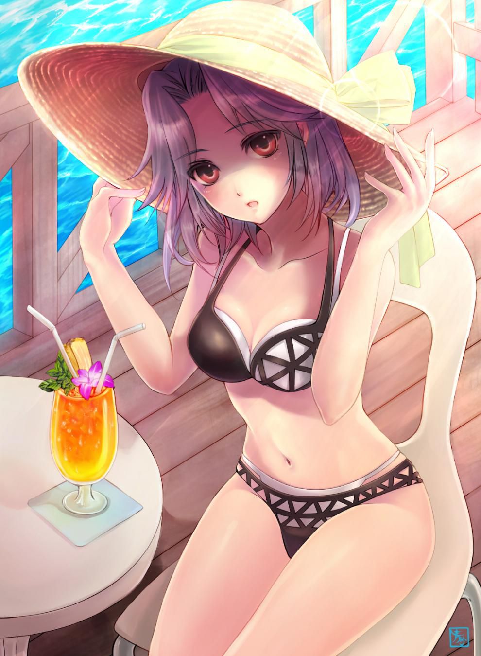 Assorted two-dimensional swimsuit beautiful girl images. Is summer long in coming? 4