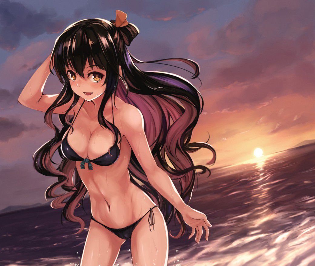 Assorted two-dimensional swimsuit beautiful girl images. Is summer long in coming? 41