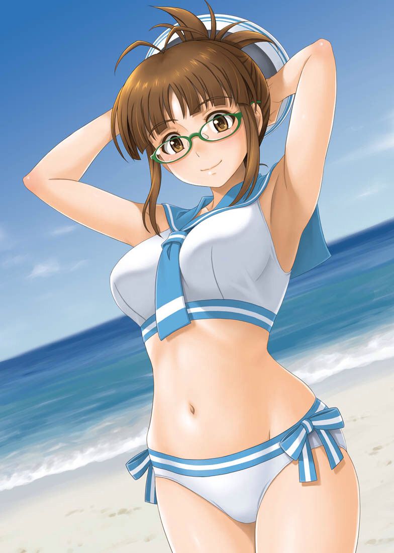 Assorted two-dimensional swimsuit beautiful girl images. Is summer long in coming? 7