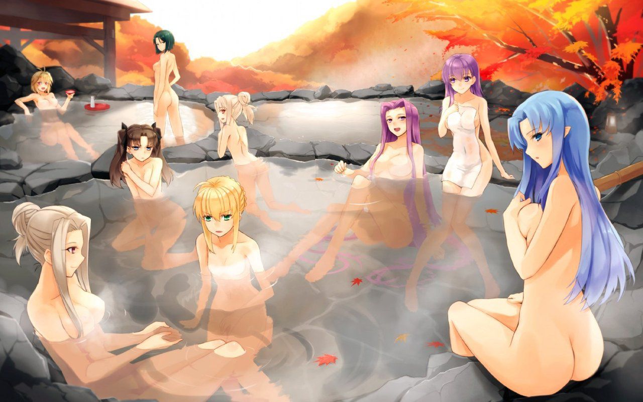 I collected the eroticism images of a bath, the hot spring! 14