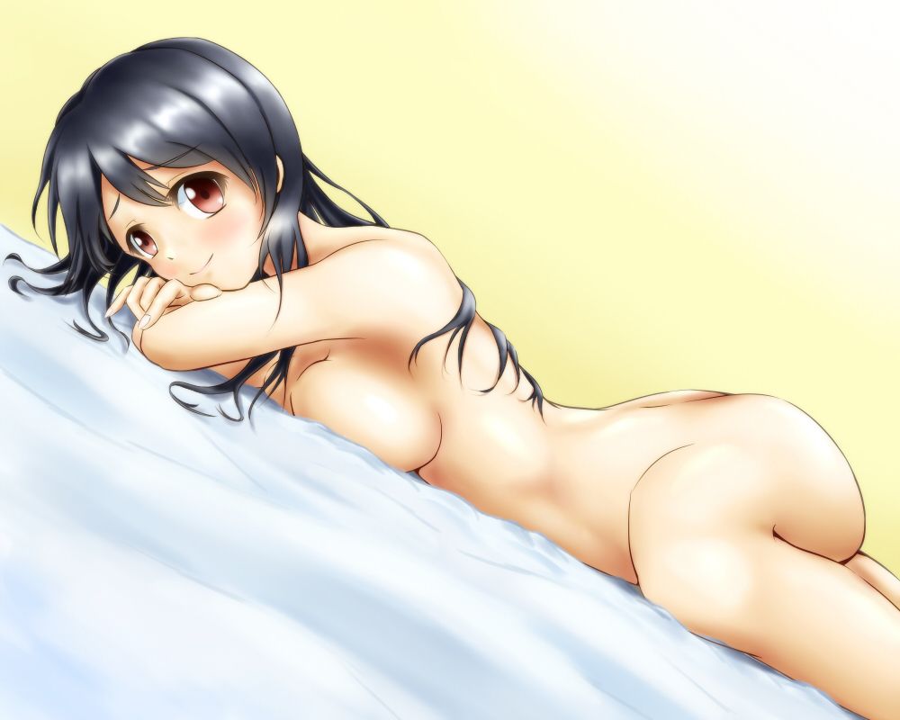 [breast cushion] the second daughter image that the breast was crushed in a lying on one's stomach state plumply 15