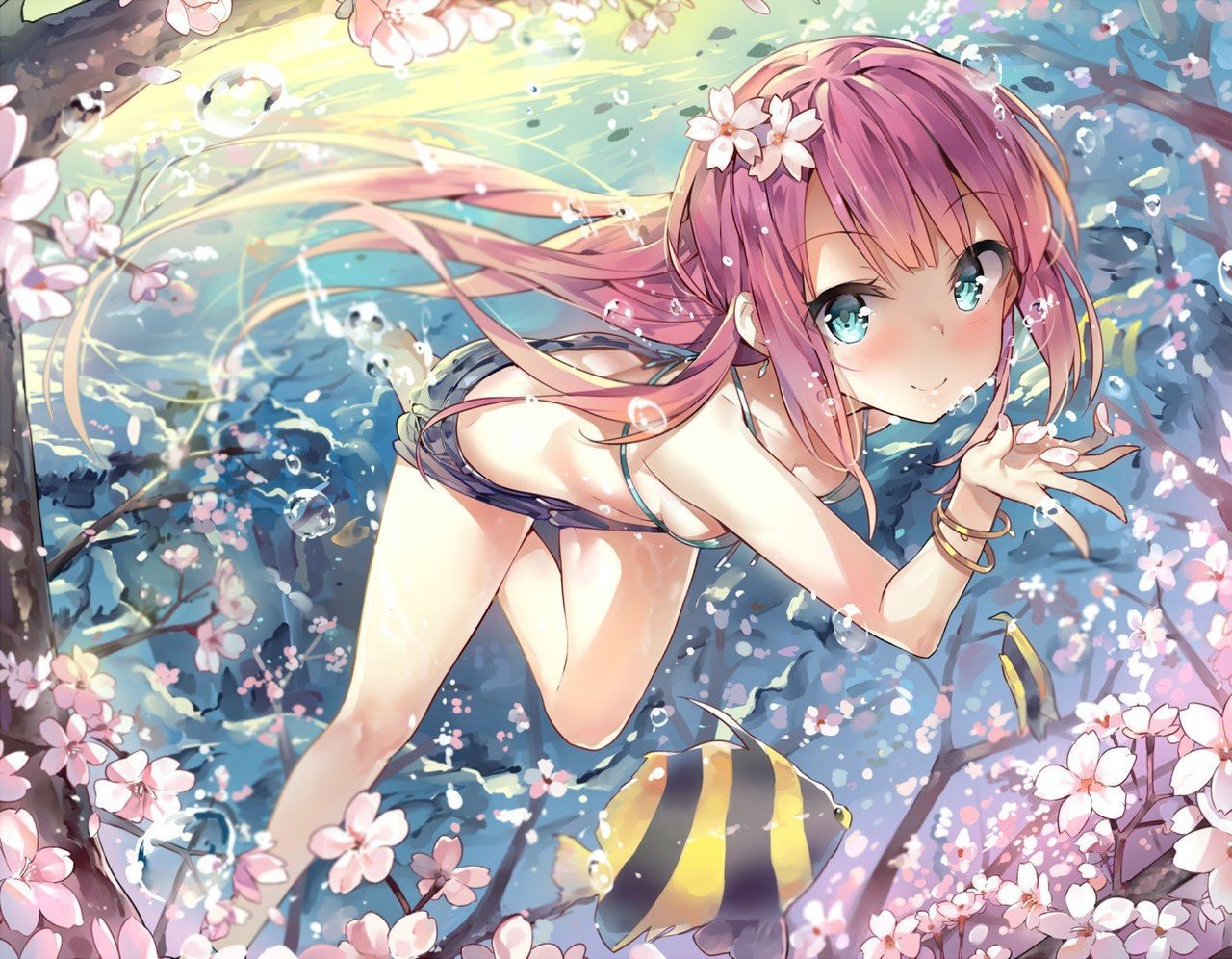 [the second] Cool second image 2 [non-eroticism] of the pretty girl sinking underwater 4