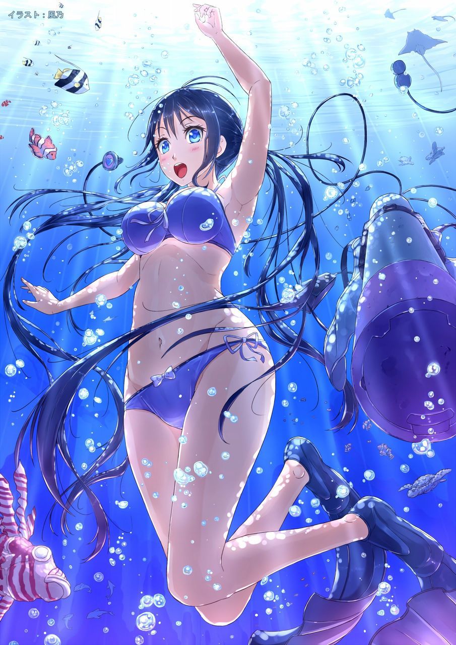 [the second] Cool second image 2 [non-eroticism] of the pretty girl sinking underwater 9