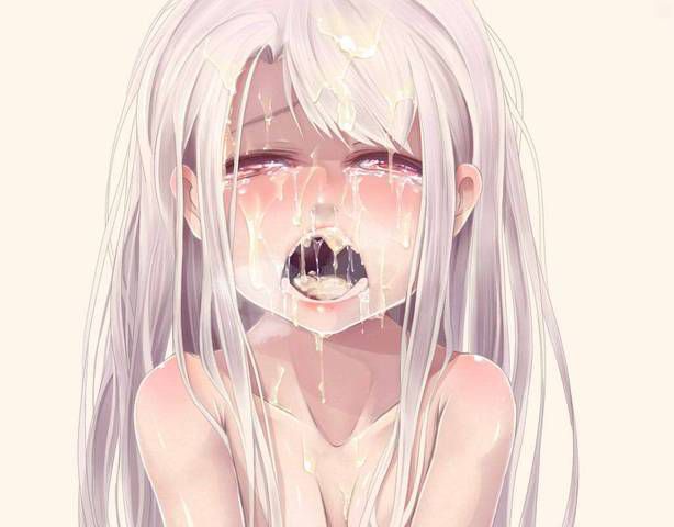 It is 抜 けるねぇ - ww the expression showing the semen which collected in a mouth with tears eyes 20