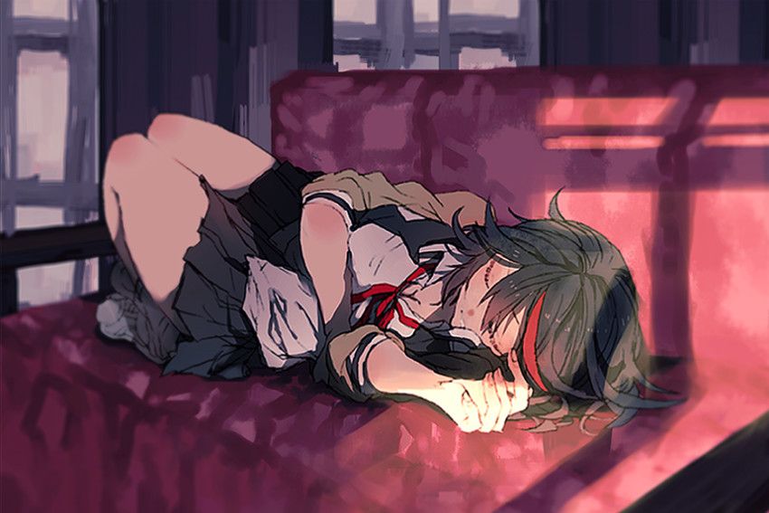 [relaxation] the second image of girls who lie at full length, and relax in a sofa 18