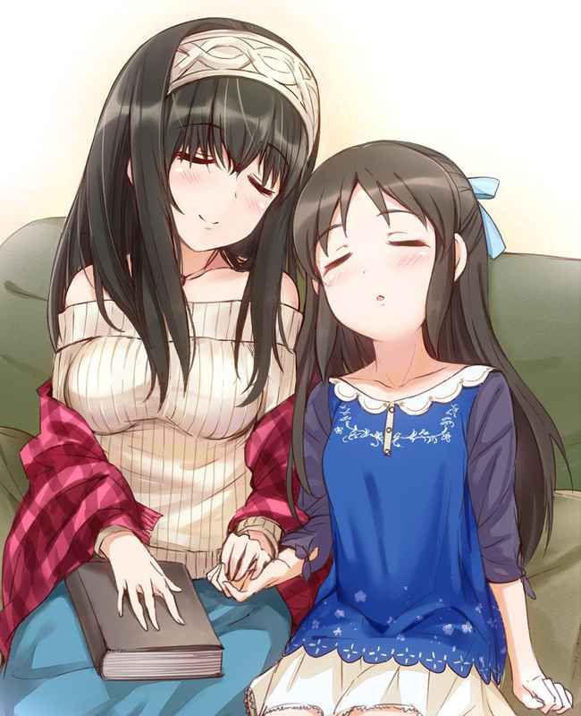 [relaxation] the second image of girls who lie at full length, and relax in a sofa 26