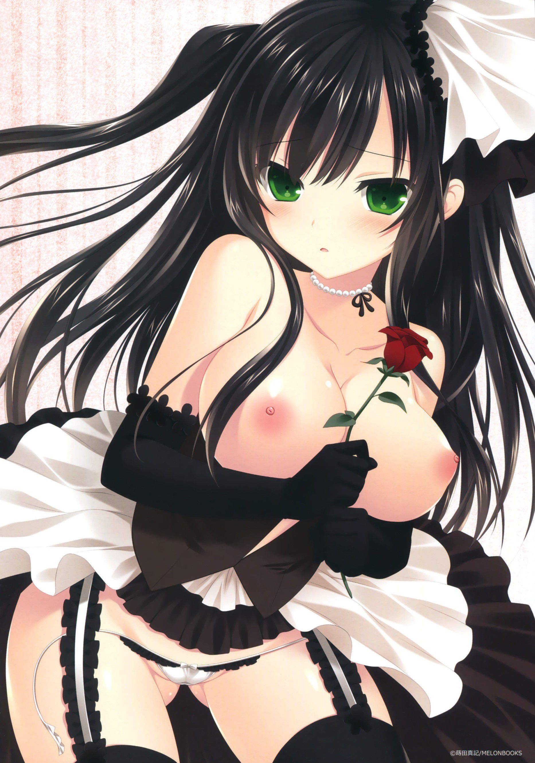 Fetish illustration of the raven-black hair 18