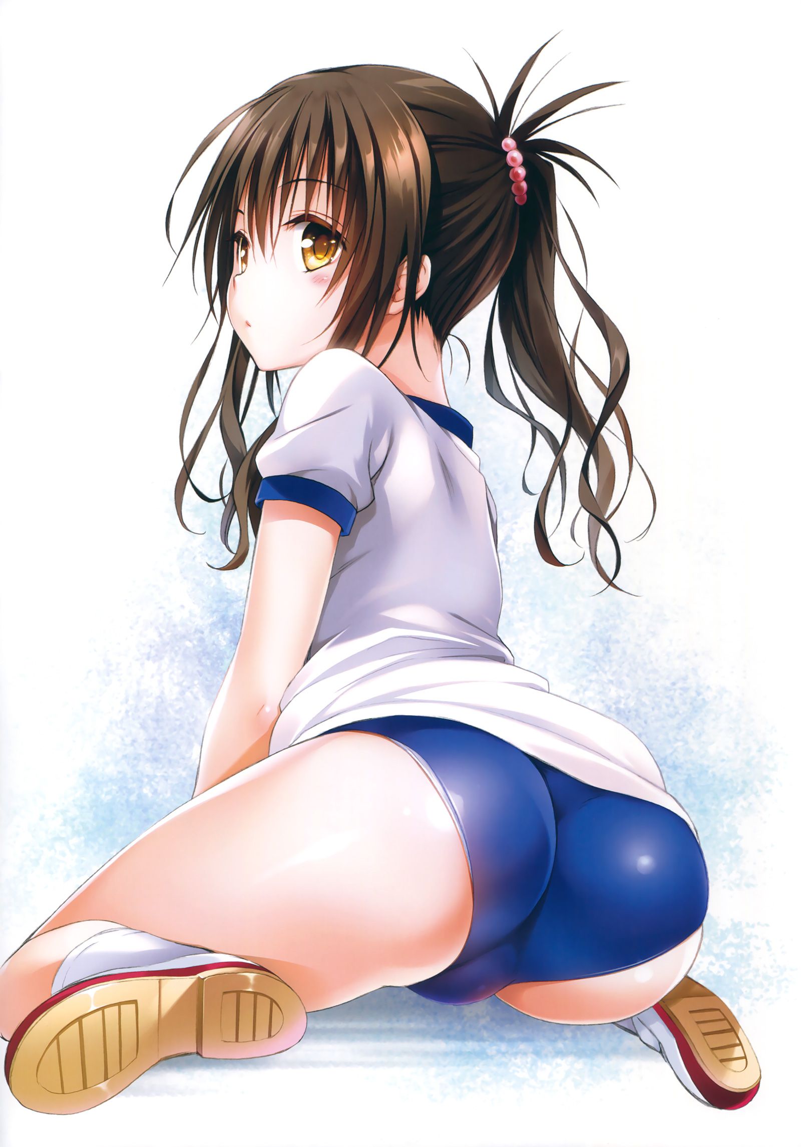 [some senses of incongruity] the second eroticism image which wear the top though is bloomers, a gym suit, and wear 11