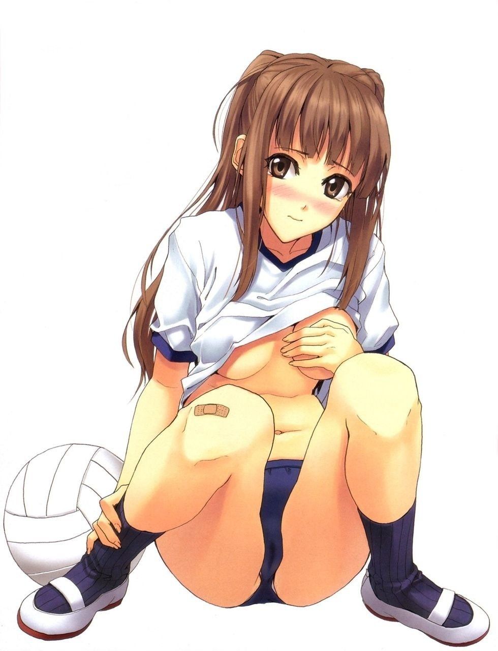 [some senses of incongruity] the second eroticism image which wear the top though is bloomers, a gym suit, and wear 14
