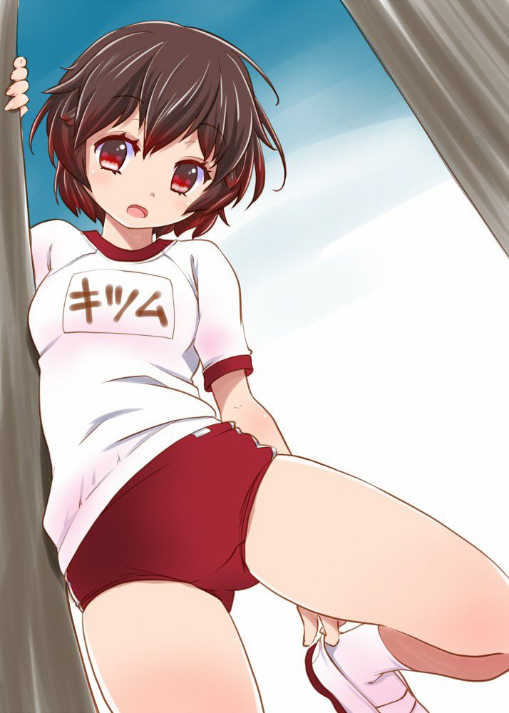 [some senses of incongruity] the second eroticism image which wear the top though is bloomers, a gym suit, and wear 15