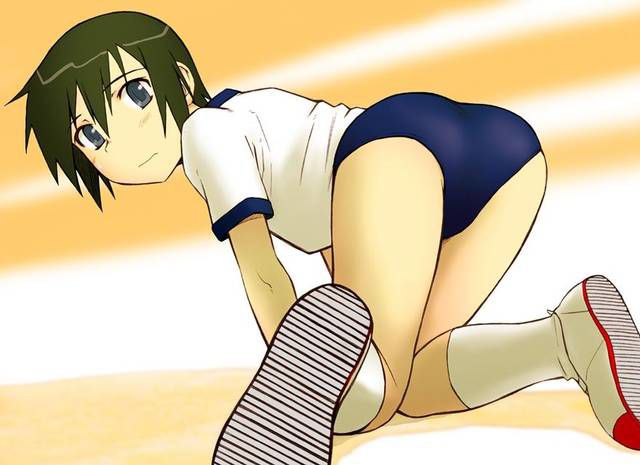 [some senses of incongruity] the second eroticism image which wear the top though is bloomers, a gym suit, and wear 31