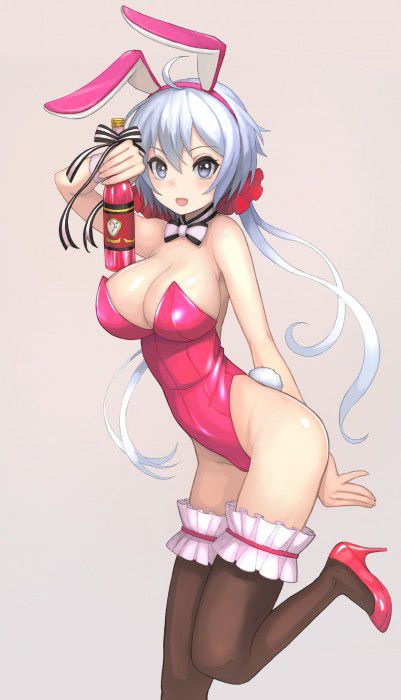 [the second] Eroticism image of the bunny girl that a high leg-cut bathing suit cutting into buttocks and オマンコ is スケベ 11
