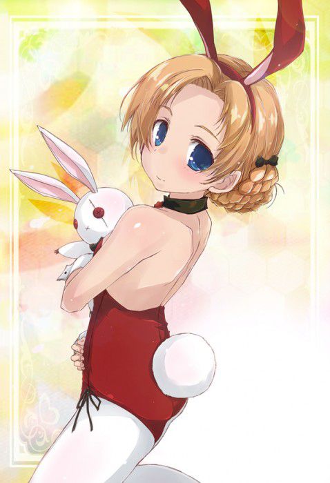 [the second] Eroticism image of the bunny girl that a high leg-cut bathing suit cutting into buttocks and オマンコ is スケベ 15