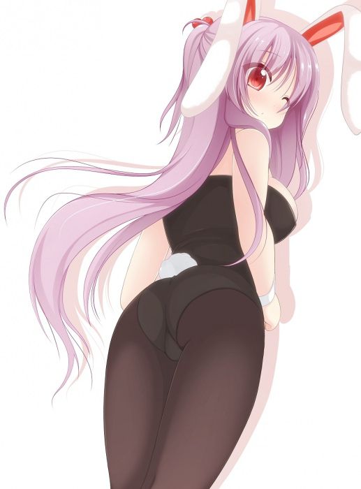 [the second] Eroticism image of the bunny girl that a high leg-cut bathing suit cutting into buttocks and オマンコ is スケベ 24