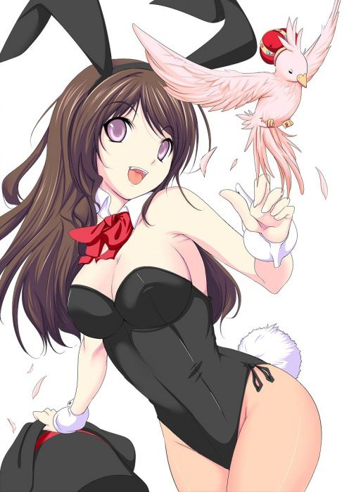 [the second] Eroticism image of the bunny girl that a high leg-cut bathing suit cutting into buttocks and オマンコ is スケベ 25