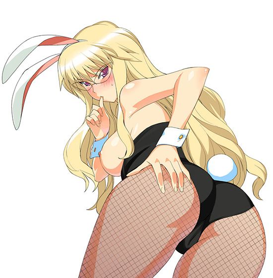 [the second] Eroticism image of the bunny girl that a high leg-cut bathing suit cutting into buttocks and オマンコ is スケベ 35