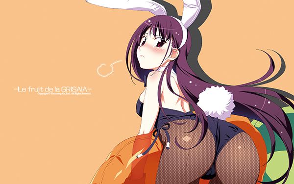 [the second] Eroticism image of the bunny girl that a high leg-cut bathing suit cutting into buttocks and オマンコ is スケベ 43