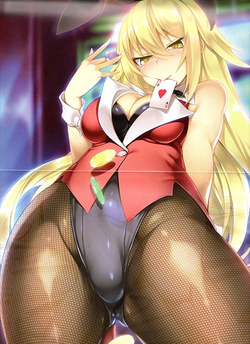 [the second] Eroticism image of the bunny girl that a high leg-cut bathing suit cutting into buttocks and オマンコ is スケベ 44