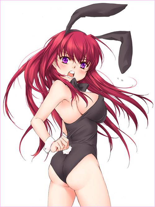 [the second] Eroticism image of the bunny girl that a high leg-cut bathing suit cutting into buttocks and オマンコ is スケベ 47