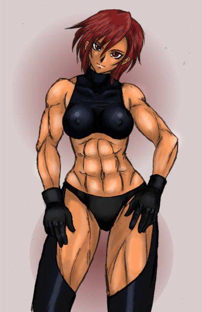 The second eroticism image of the muscle daughter 12